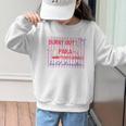 Striped Burnt Out Para Paraprofessional Back To School Graphic Kid Sweatshirt Striped Burnt Out Para Paraprofessional Back To School Graphic Kid Sweatshirt