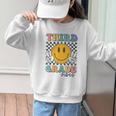 Third Grade Vibes Retro Smile Back To School 3rd Grade Team Graphic Kid Sweatshirt Third Grade Vibes Retro Smile Back To School 3rd Grade Team Graphic Kid Sweatshirt