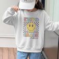 Third Grade Vibes Smile Face 3rd Grade Team Back To School Graphic Kid Sweatshirt Third Grade Vibes Smile Face 3rd Grade Team Back To School Graphic Kid Sweatshirt