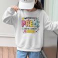 Watch Out Pre-K Here I Come Back To School Pre-K Graphic Kid Sweatshirt