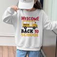 Welcome Back To School For Bus Drivers First Day Of School Graphic Kid Sweatshirt