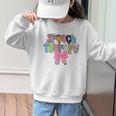 Women Speech Therapy Coquette Bow Pencil Back To School SLP Graphic Kid Sweatshirt