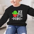 1st Grade Is On Point Cactus Back To School Graphic Kid Sweatshirt