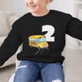 2nd Birthday School Bus Kids Back To School Themes Party Graphic Kid Sweatshirt 2nd Birthday School Bus Kids Back To School Themes Party Graphic Kid Sweatshirt