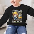 5th Grade Ready For Digging Construction Girl Back To School Graphic Kid Sweatshirt 5th Grade Ready For Digging Construction Girl Back To School Graphic Kid Sweatshirt