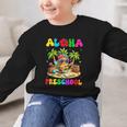 Aloha Preschool Pineapple Hawaii Back To School Kids Girl Graphic Kid Sweatshirt Aloha Preschool Pineapple Hawaii Back To School Kids Girl Graphic Kid Sweatshirt