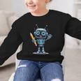 Back To School 2025 Robot Pencil For Kids Graphic Kid Sweatshirt Back To School 2025 Robot Pencil For Kids Graphic Kid Sweatshirt
