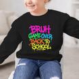 Back To School Bruh Game Over Gaming Boys Graphic Kid Sweatshirt Back To School Bruh Game Over Gaming Boys Graphic Kid Sweatshirt