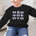 Back To School Coquette Bow Gingham First Day Of School Bows Graphic Kid Sweatshirt Back To School Coquette Bow Gingham First Day Of School Bows Graphic Kid Sweatshirt