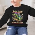 Back To School Kindergarten Dinosaur First Day Of School Boy Graphic Kid Sweatshirt