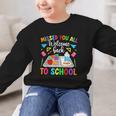 Back To School Lunch Lady First Day Of School Lunch Lady Graphic Kid Sweatshirt
