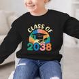 Back To School Pre-K Kindergarten Graduation Class Of 2038 Graphic Kid Sweatshirt