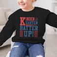 Baseball Kindergarten Back To School Kindergarten Batter Up Graphic Kid Sweatshirt