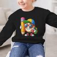 Baseball Lovers Pencil Back To School Kids Boys Girls Graphic Kid Sweatshirt