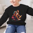 Bigfoot Lovers Pencil Back To School Kids Boys Girls Graphic Kid Sweatshirt