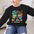 Bruh We Back Custodian Back To School Graphic Kid Sweatshirt