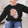 Bulldogs Cheerleading Back To School Cheer Team Orange Graphic Kid Sweatshirt Bulldogs Cheerleading Back To School Cheer Team Orange Graphic Kid Sweatshirt