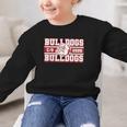 Bulldogs Class Of 2026 Back To School Senior Spirit M Graphic Kid Sweatshirt Bulldogs Class Of 2026 Back To School Senior Spirit M Graphic Kid Sweatshirt