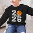 Class Of 2026 Basketball Senior 2026 Back To School Graphic Kid Sweatshirt Class Of 2026 Basketball Senior 2026 Back To School Graphic Kid Sweatshirt