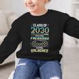 Class 2030 Gaming Freshman Level Unlocked Back To School Graphic Kid Sweatshirt Class 2030 Gaming Freshman Level Unlocked Back To School Graphic Kid Sweatshirt