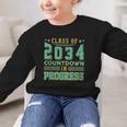Class Of 2034 Countdown In Progress Fun Back To School Retro Graphic Kid Sweatshirt Class Of 2034 Countdown In Progress Fun Back To School Retro Graphic Kid Sweatshirt