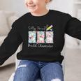 Coquette Back To School Silly Paras Build Character Graphic Kid Sweatshirt