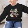 Counselor Dream Team Retro Back To School Counselor Squad Graphic Kid Sweatshirt