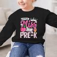 Cute Back To School Pre-K First Day Of School Pre-K Girls Graphic Kid Sweatshirt