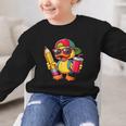 Cute Duck Lover Pencil Back To School Kids Boys Girls Graphic Kid Sweatshirt Cute Duck Lover Pencil Back To School Kids Boys Girls Graphic Kid Sweatshirt