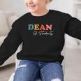 Dean Of Students Boho Cute Back To School Dean Graphic Kid Sweatshirt Dean Of Students Boho Cute Back To School Dean Graphic Kid Sweatshirt