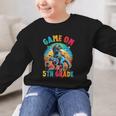 Dinosaur Video Games Back To School 5th Grade Boys Gamer Graphic Kid Sweatshirt