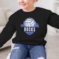 Ducks Volleyball Back To School Spirit B Graphic Kid Sweatshirt