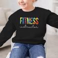 Fitness Instructor Tie Dye Back To School For Women For Work Graphic Kid Sweatshirt Fitness Instructor Tie Dye Back To School For Women For Work Graphic Kid Sweatshirt