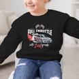 Full Throttle Into Second 2nd Grade Race Car Back To School Graphic Kid Sweatshirt