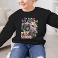 Girls Monster Trucks Ready To Crush Preschool Back To School Graphic Kid Sweatshirt Girls Monster Trucks Ready To Crush Preschool Back To School Graphic Kid Sweatshirt