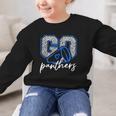 Go Cheer Panthers School Sports Name Spirit Back To School Graphic Kid Sweatshirt Go Cheer Panthers School Sports Name Spirit Back To School Graphic Kid Sweatshirt