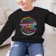 Groovy Community Outreach Worker Back To School Graphic Kid Sweatshirt Groovy Community Outreach Worker Back To School Graphic Kid Sweatshirt