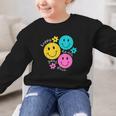 Happy To See Your Face Back To School First Day Of School Graphic Kid Sweatshirt