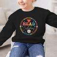 Head Custodian Appreciation Week Back To School Retro Groovy Graphic Kid Sweatshirt Head Custodian Appreciation Week Back To School Retro Groovy Graphic Kid Sweatshirt