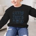 Headstart Love Inspire Teach Blue Bow Back To School Graphic Kid Sweatshirt