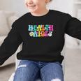 Health Aide Squad Admin Squad Back To School Graphic Kid Sweatshirt