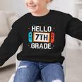 Hello 7th Grade Back To School Video Game Seventh Grade Boys Graphic Kid Sweatshirt Hello 7th Grade Back To School Video Game Seventh Grade Boys Graphic Kid Sweatshirt