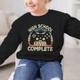 High School Level Unlocked Video Game Back To School Boys Graphic Kid Sweatshirt High School Level Unlocked Video Game Back To School Boys Graphic Kid Sweatshirt