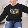 Homeschool Mom Tie Dye Back To School Day For Women For Work Graphic Kid Sweatshirt Homeschool Mom Tie Dye Back To School Day For Women For Work Graphic Kid Sweatshirt