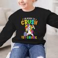 I'm Ready To Crush 1st Grade Dabbing Unicorn Back To School Graphic Kid Sweatshirt I'm Ready To Crush 1st Grade Dabbing Unicorn Back To School Graphic Kid Sweatshirt