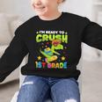 I'm Ready To Crush 1st Grade Dinosaurs Back To School Kids Graphic Kid Sweatshirt I'm Ready To Crush 1st Grade Dinosaurs Back To School Kids Graphic Kid Sweatshirt