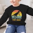 I'm Ready To Crush First Grade Dinosaur Back To School Kids Graphic Kid Sweatshirt I'm Ready To Crush First Grade Dinosaur Back To School Kids Graphic Kid Sweatshirt