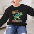 I'm Ready To Crush Kindergarten T-Rex Back To School Dino Graphic Kid Sweatshirt