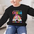 I'm Ready To Crush Kindergarten Unicorn Back To School Girls Graphic Kid Sweatshirt I'm Ready To Crush Kindergarten Unicorn Back To School Girls Graphic Kid Sweatshirt