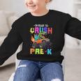I'm Ready To Crush Pre-k Dinosaur Truck Back To School Boys Graphic Kid Sweatshirt I'm Ready To Crush Pre-k Dinosaur Truck Back To School Boys Graphic Kid Sweatshirt